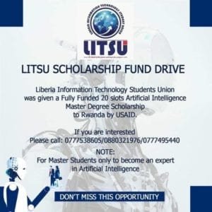 Read more about the article LITSU Scholarship Fund Drive | Fully Funded 20 Slots, Master Degree